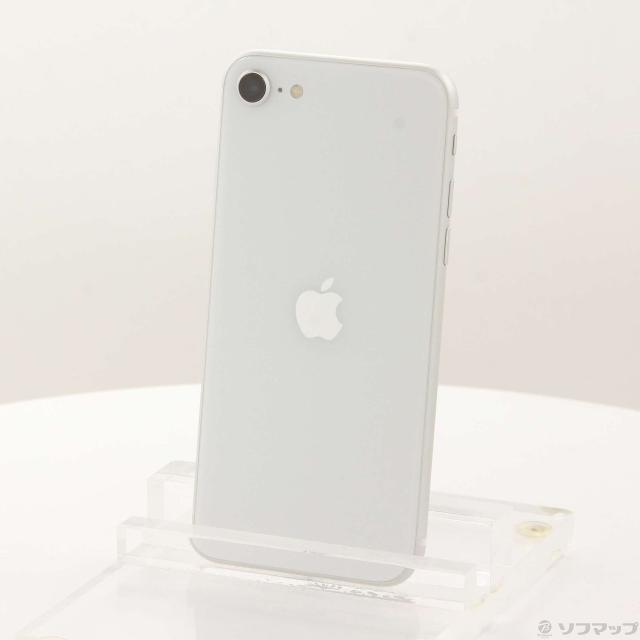 (中古)Apple iPhone SE 第2世代 64GB ホワイト MHGQ3J/A SIMフリー(198-ud)