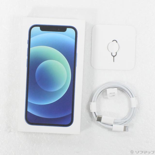(中古)Apple iPhone12 mini 64GB ブルー MGAP3J/A SIMフリー(377-ud)_4