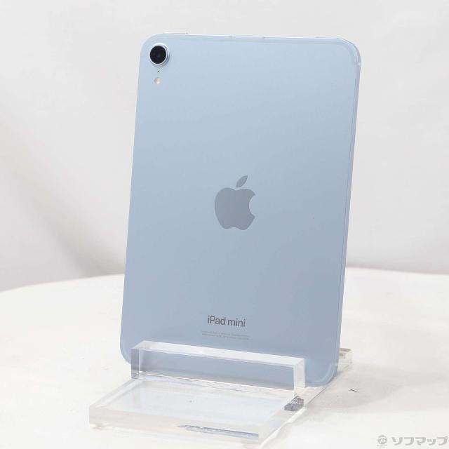 中古)Apple iPad mini(A17 Pro) 128GB ブルー MXPP3J/A SIMフリー(258 