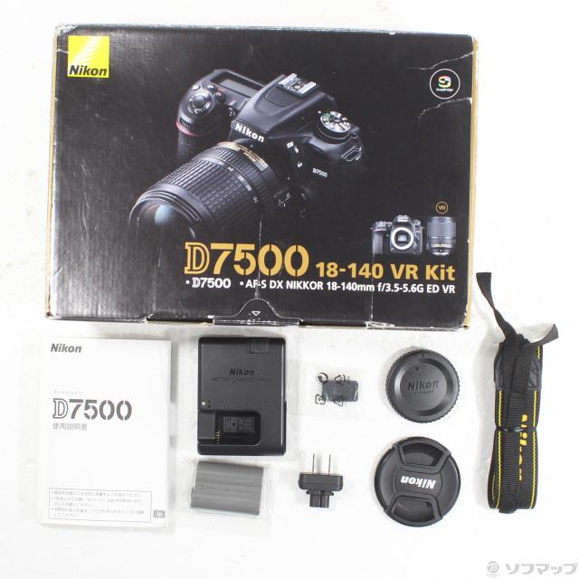 中古)Nikon Nikon D7500 18-140VR レンズキット(198-ud)の通販は 中古)Nikon Nikon D7500 18-140VR レンズキット(198-ud)の通販は