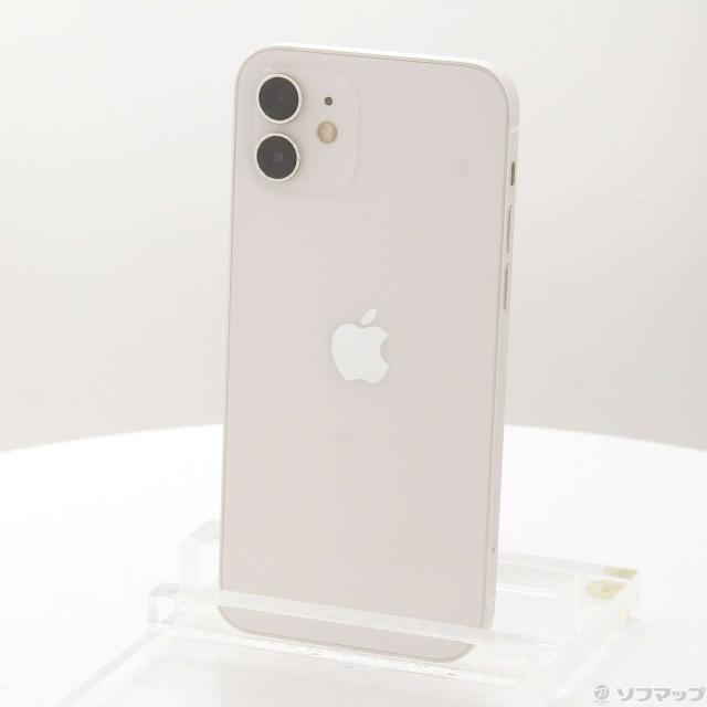 (中古)Apple iPhone12 128GB ホワイト MGHV3J/A SIMフリー(377-ud)