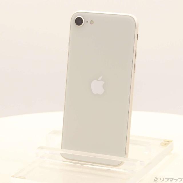 (中古)Apple iPhone SE 第3世代 64GB スターライト MMYD3J/A SIMフリー(344-ud)