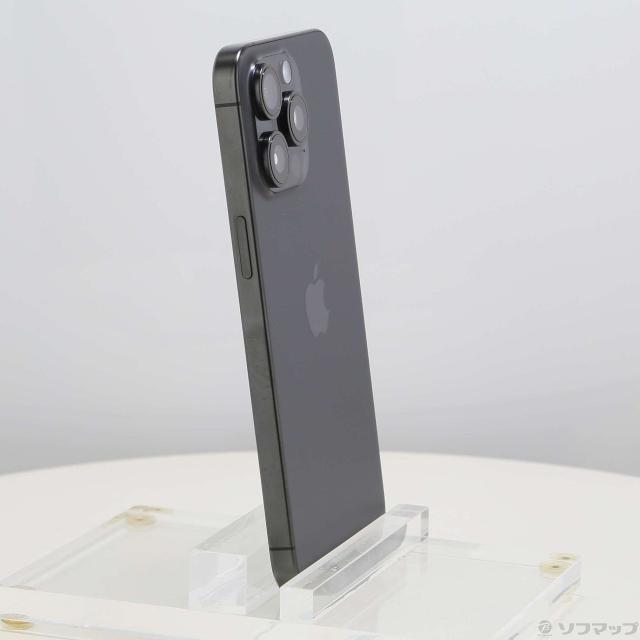(中古)Apple iPhone15 Pro Max 256GB ブラックチタニウム MU6P3J/A SIMフリー(198-ud)