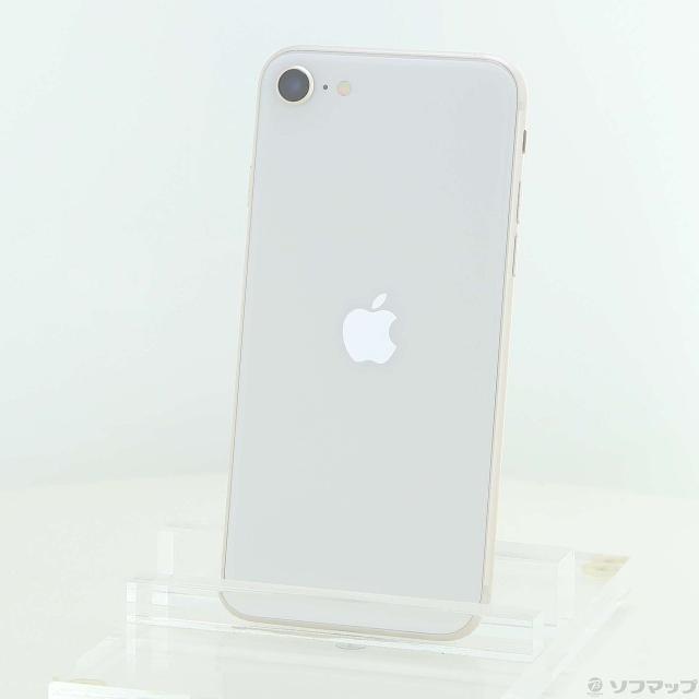 中古)Apple iPhone SE 第3世代 128GB スターライト MMYG3J/A SIMフリー