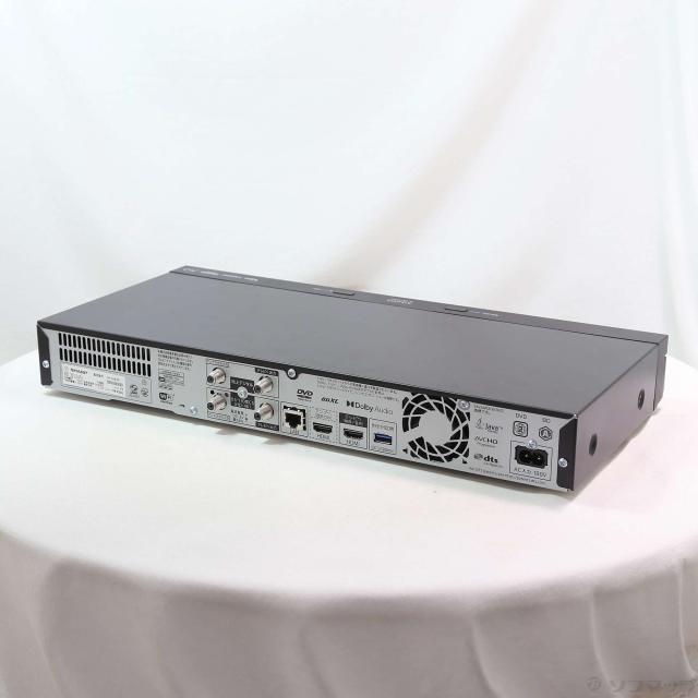 (中古)SHARP (展示品) ブルーレイレコーダー AQUOSブルーレイ 4B-C40ET3 [4TB /3番組同時録画 /BS・CS 4Kチューナー内蔵](198-ud)
