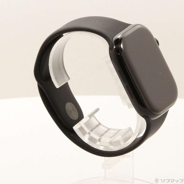 (中古)Apple Apple Watch Series 11 GPS 46mm ジェットブラックアルミニウムケース ブラックスポーツバンド(262-ud)_3
