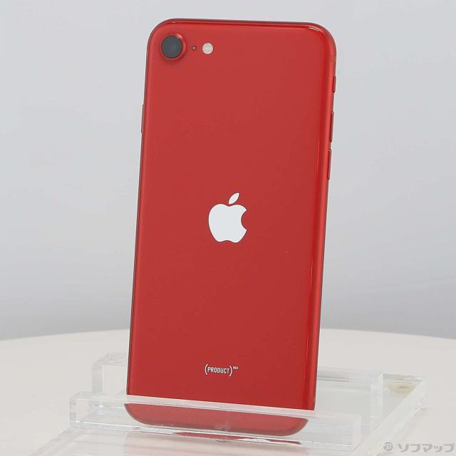 (中古)Apple iPhone SE 第2世代 64GB プロダクトレッド MX9U2J/A SIMフリー(349-ud)
