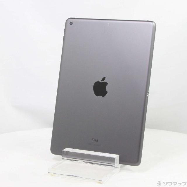 中古)Apple iPad 第7世代 128GB スペースグレイ MW772J/A Wi-Fi(344-ud