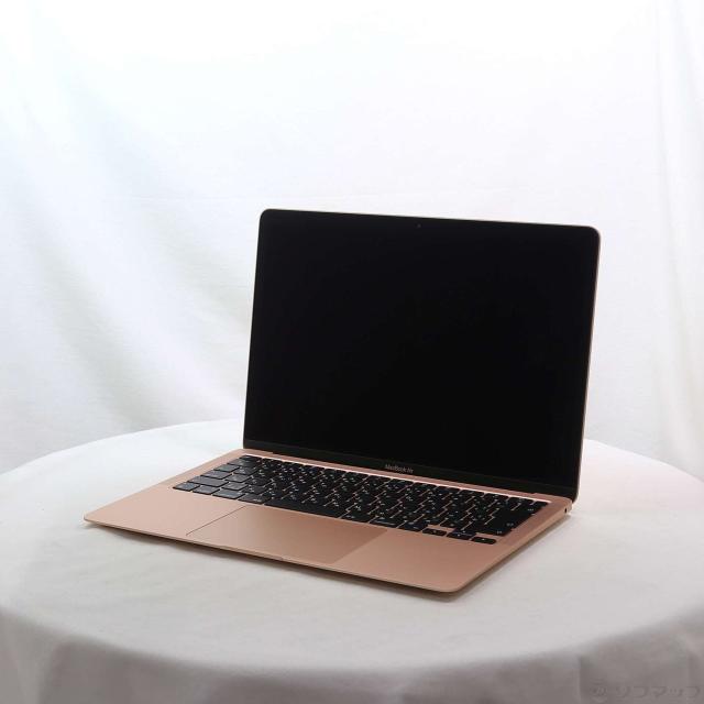 (中古)Apple MacBook Air 13.3-inch Late-2020 MGND3J/A Apple M1 8コアCPU_7コアGPU 8GB SSD256GB ゴールド (15.3 Sequoia)(377-ud)