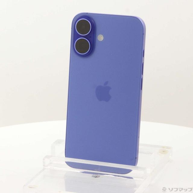 中古)Apple iPhone16 256GB ウルトラマリン MYE03J/A SIMフリー(344-ud 