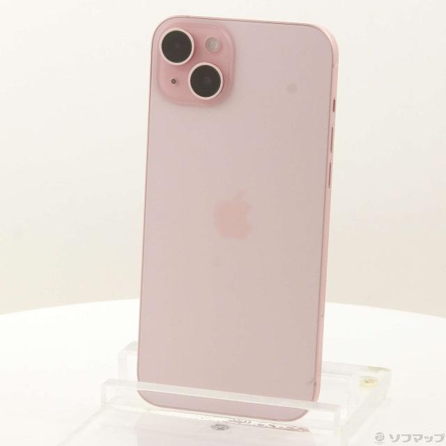 (中古)Apple iPhone15 Plus 128GB ピンク MU093J/A SIMフリー(198-ud)