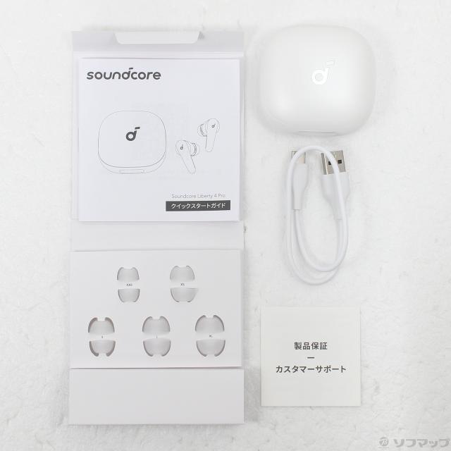 (中古)Anker Soundcore Liberty 4 Pro パールホワイト A3954N21(198-ud)_4
