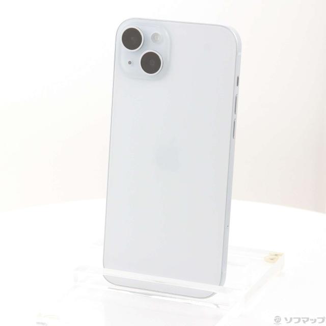(中古)Apple iPhone15 Plus 256GB ブルー MU0N3J/A SIMフリー(276-ud)