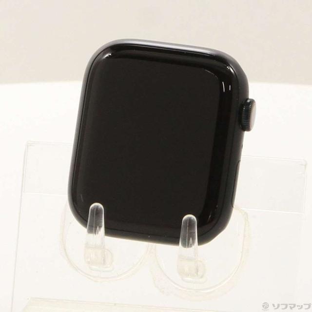 (中古)Apple Apple Watch Series 8 GPS + Cellular 45mm ミッドナイトアルミニウムケース バンド無し(305-ud)