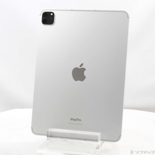 (中古)Apple iPad Pro 11インチ 第4世代 256GB シルバー MNYF3J/A auロック解除SIMフリー(377-ud)