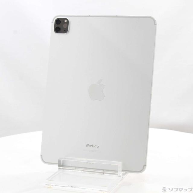 (中古)Apple iPad Pro 11インチ 第4世代 256GB シルバー MNYF3J/A auロック解除SIMフリー(305-ud)