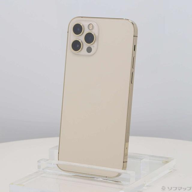 (中古)Apple iPhone12 Pro 256GB ゴールド MGMC3J/A SIMフリー(276-ud)