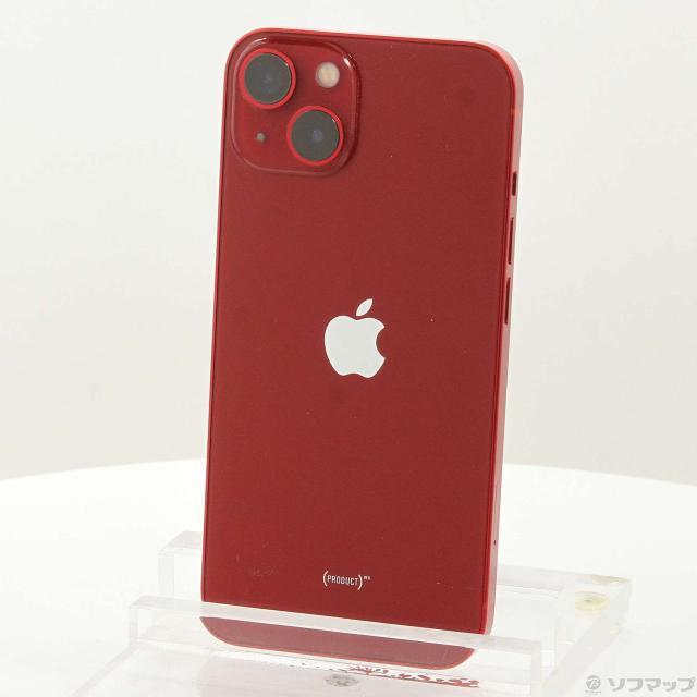 (中古)Apple iPhone13 256GB プロダクトレッド MLNL3J/A SIMフリー(198-ud)
