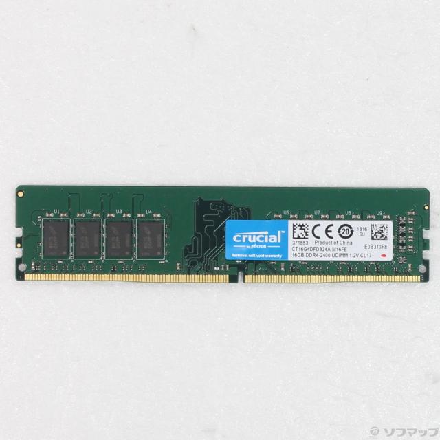 (中古)288P DDR4 16GB PC4-19200 DDR4-2400(262-ud)