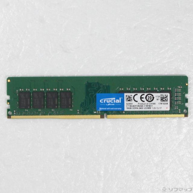 (中古)288P DDR4 16GB PC4-19200 DDR4-2400(344-ud)