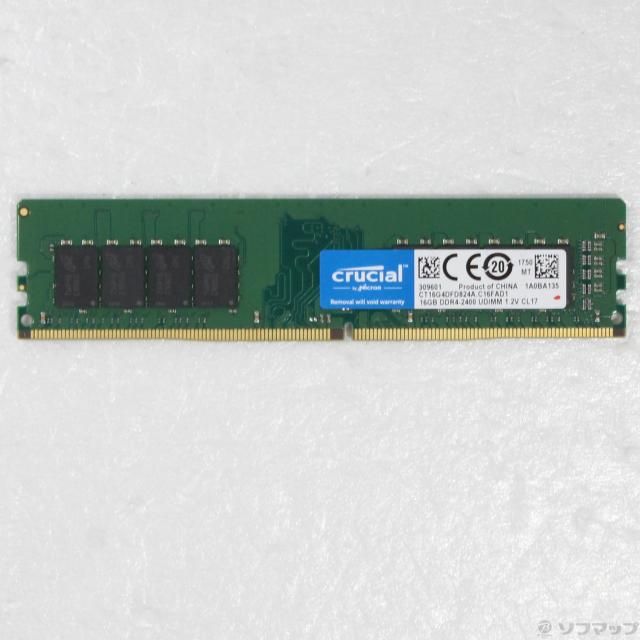 (中古)288P DDR4 16GB PC4-19200 DDR4-2400(344-ud)