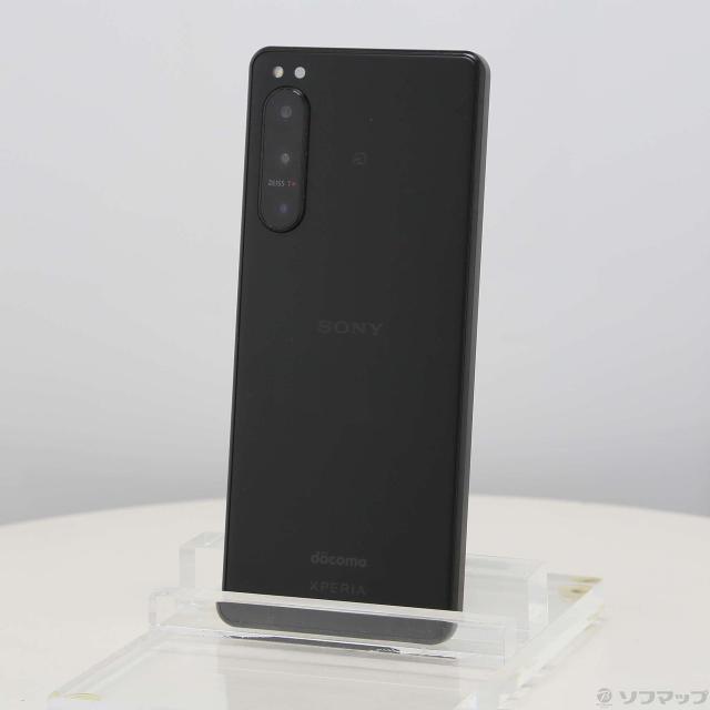 (中古)SONY Xperia 5 IV 128GB ブラック SO-54C docomo SIMフリー(377-ud)