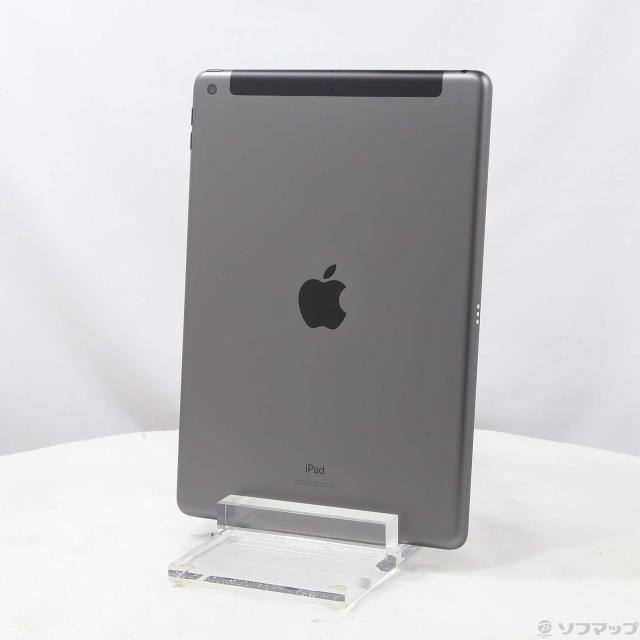 (中古)Apple iPad 第9世代 64GB スペースグレイ MK473J/A SoftBankロック解除SIMフリー(348-ud)