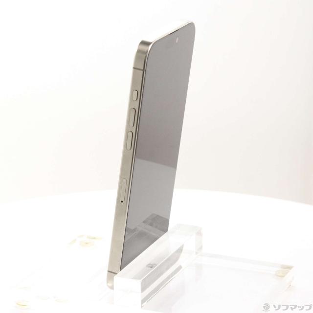 (中古)Apple iPhone15 Pro Max 256GB ナチュラルチタニウム MU6R3J/A SIMフリー(276-ud)