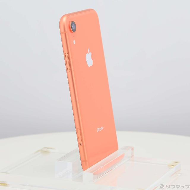 中古)Apple iPhoneXR 64GB コーラル MT0A2J/A SIMフリー(262-ud