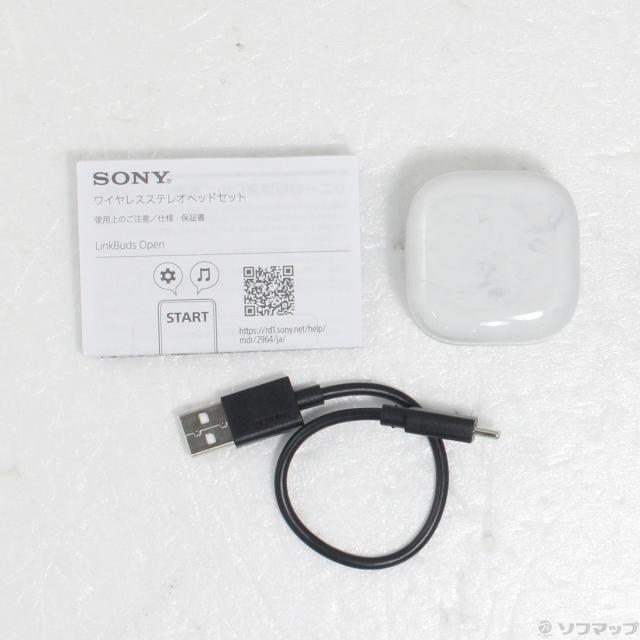 (中古)SONY LinkBuds Open WF-L910 WZ ホワイト(198-ud)_4
