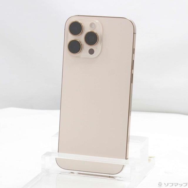 (中古)Apple iPhone16 Pro Max 256GB デザートチタニウム 3N530J/A SIMフリー(262-ud)