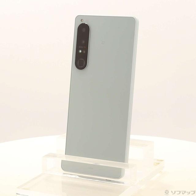 (中古)SONY Xperia 1 IV 256GB アイスホワイト SOG06 au SIMフリー(377-ud)