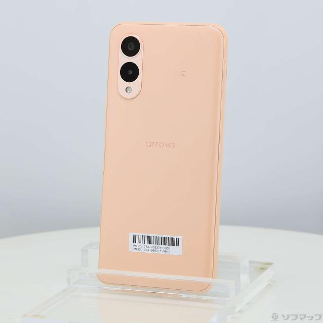 (中古)FCNT arrows We2 64GB ライトオレンジ FCG02 au SIMフリー(377-ud)