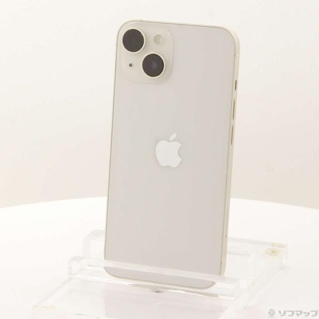 (中古)Apple iPhone14 128GB スターライト MPUQ3J/A SIMフリー(198-ud)