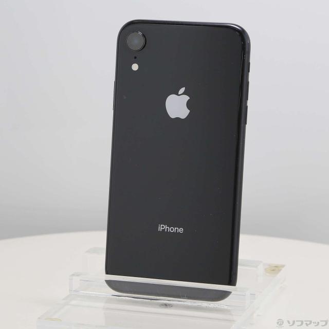 中古)Apple iPhoneXR 128GB ブラック MT0G2J/A SIMフリー(262-ud)の 