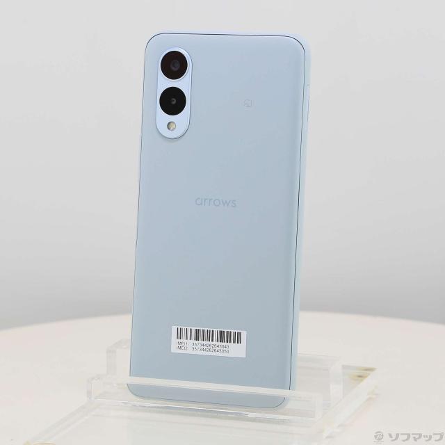 (中古)FCNT arrows We2 64GB ライトブルー FCG02 au SIMフリー(377-ud)
