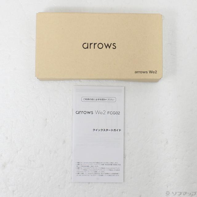 (中古)FCNT arrows We2 64GB ライトブルー FCG02 au SIMフリー(377-ud)_4
