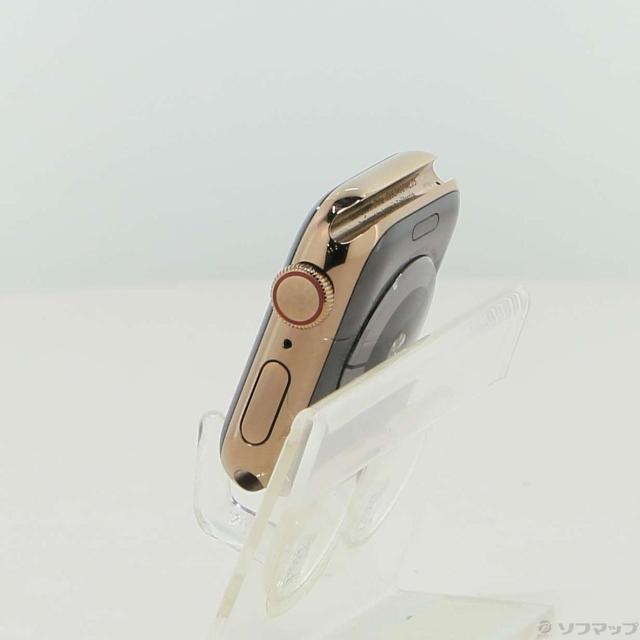 (中古)Apple Apple Watch Series 5 GPS + Cellular 40mm ゴールドステンレススチールケース バンド無し(377-ud)_1