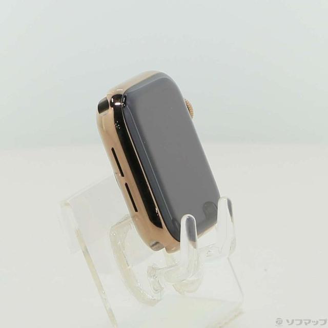 (中古)Apple Apple Watch Series 5 GPS + Cellular 40mm ゴールドステンレススチールケース バンド無し(377-ud)_3