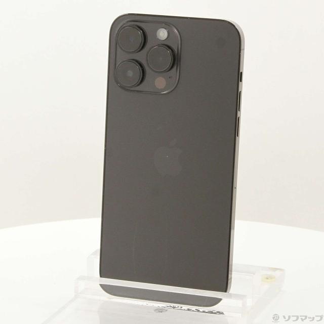 (中古)Apple iPhone14 Pro Max 256GB スペースブラック MQ9A3J/A SIMフリー(198-ud)