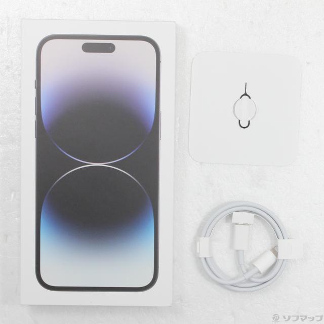 (中古)Apple iPhone14 Pro Max 256GB スペースブラック MQ9A3J/A SIMフリー(198-ud)_4