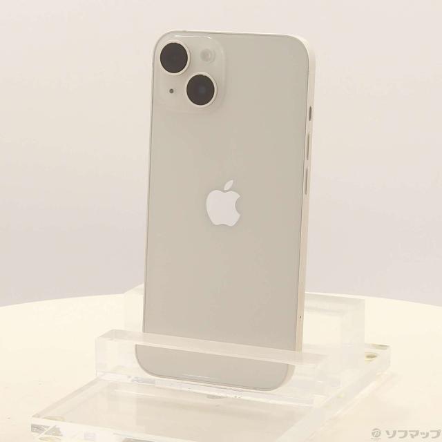(中古)Apple iPhone14 128GB スターライト MPUQ3J/A SIMフリー(305-ud)