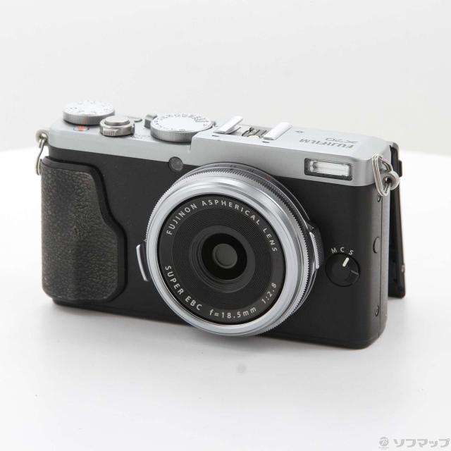 (中古)富士フイルム FUJIFILM X70 シルバー (1630万画素)(198-ud)