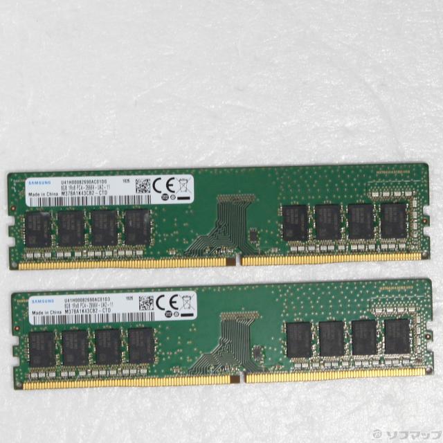 (中古)288P PC4-21300 DDR4-2666 16GB 8GB×2枚組(262-ud)