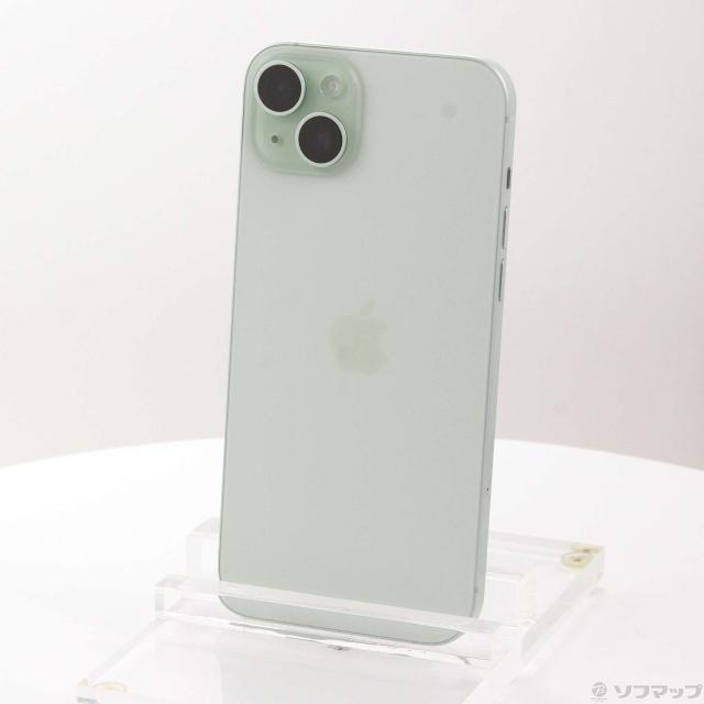 (中古)Apple iPhone15 Plus 128GB グリーン MU0E3J/A SIMフリー(276-ud)