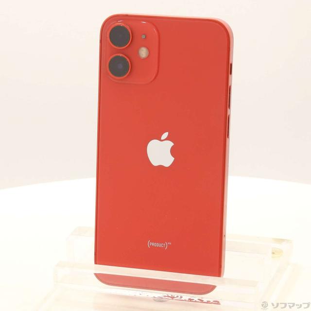 (中古)Apple iPhone12 mini 128GB プロダクトレッド MGDN3J/A SIMフリー(377-ud)