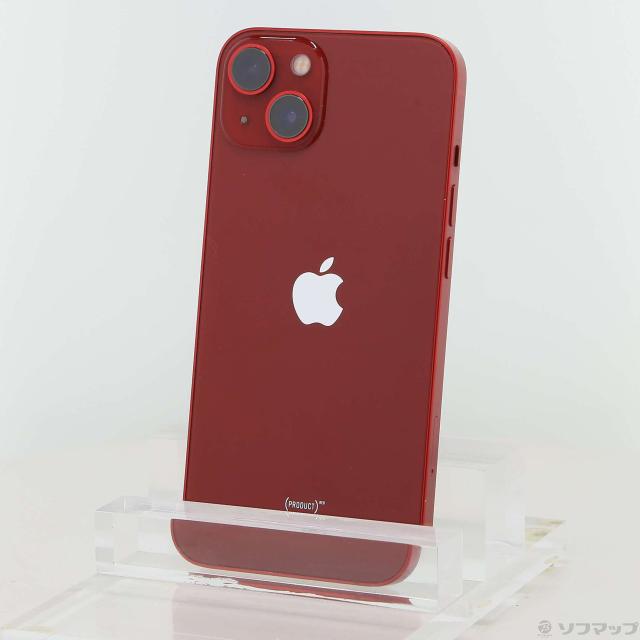 (中古)Apple iPhone13 128GB プロダクトレッド MLNF3J/A SIMフリー(377-ud)