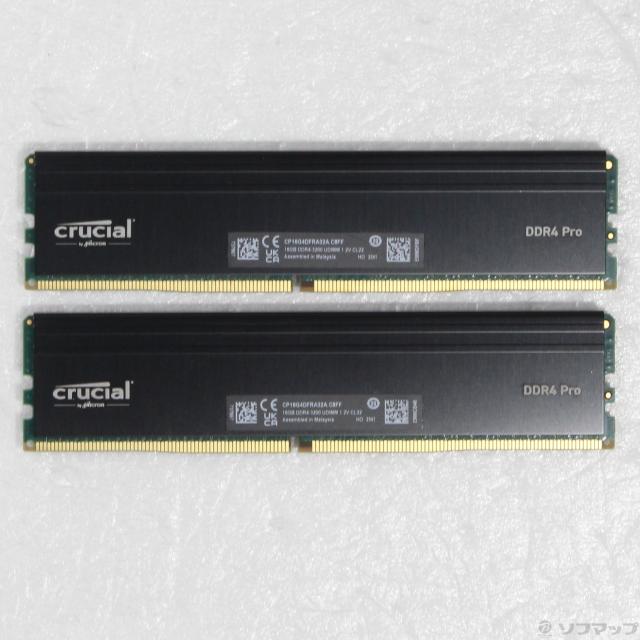 (中古)288P DDR4 PC4-25600 DDR4-3200 32GB 16GB×2枚組(344-ud)