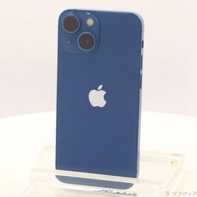 (中古)Apple iPhone13 mini 256GB ブルー MLJN3J/A SIMフリー(269-ud)