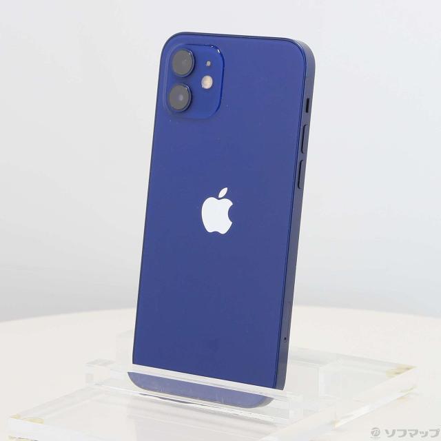 (中古)Apple iPhone12 64GB ブルー MGHR3J/A SoftBank(262-ud)